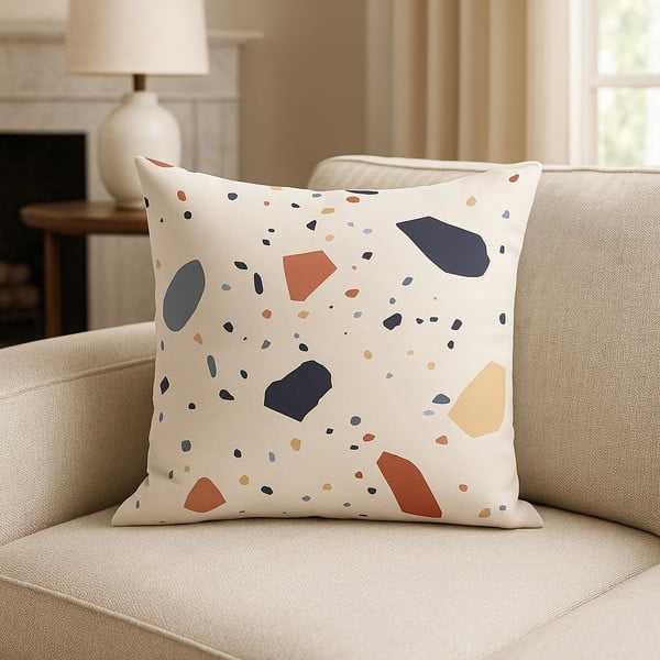 Obliečka na vankúš 43x43 cm Cracked Terrazzo – Mila Home-image-1