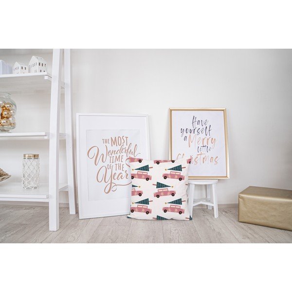 Dekoračný vankúš s vianočným motívom 45x45 cm Christmas Ride – Butter Kings-image-2