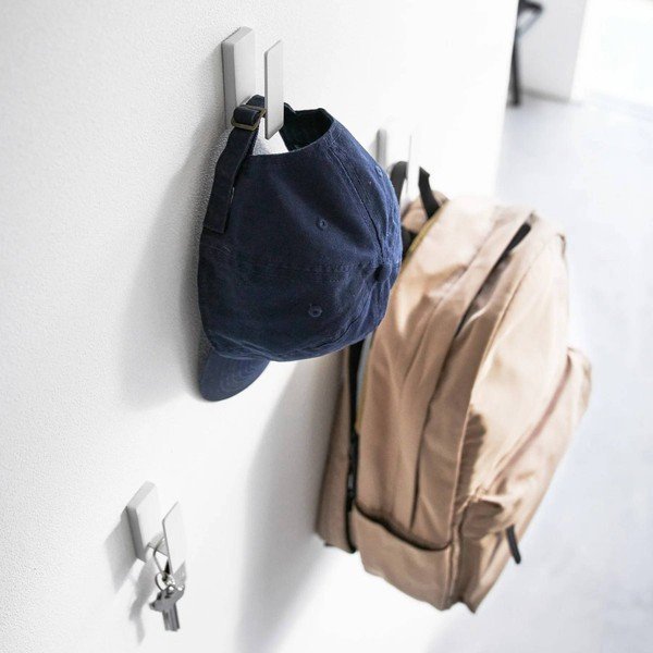 Biele nástenné kovové háčiky v súprave 3 ks Tower – YAMAZAKI-image-4