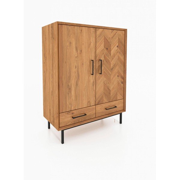 Skrinka z dubového dreva v prírodnej farbe 97x125 cm Abies - The Beds-image-2