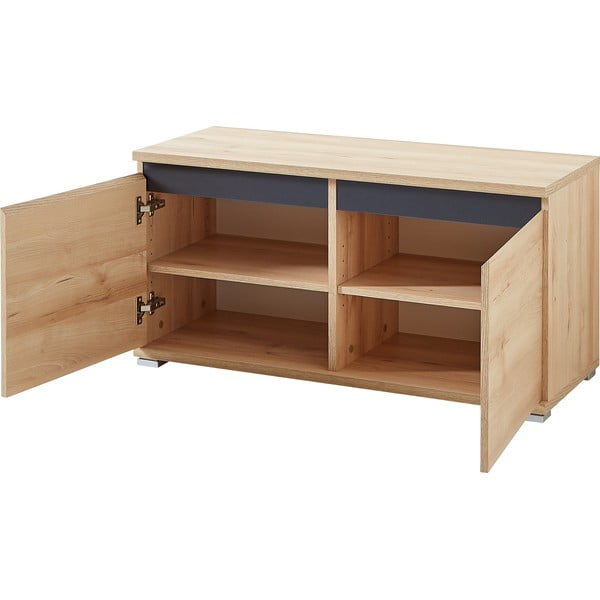 Skrinka na topánky v dekore buka s lavicou Lissabon - Germania-image-2