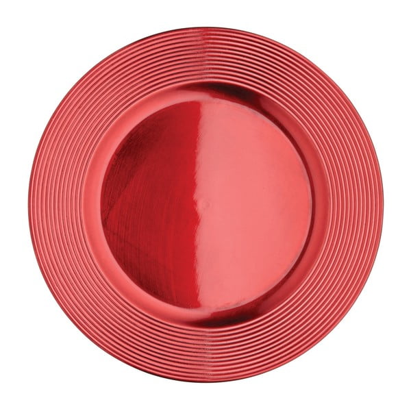 Červený tanier Kitchen Craft Robin