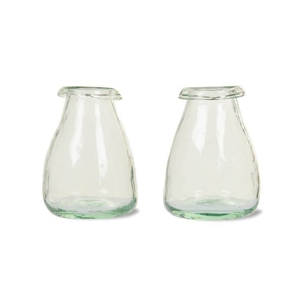 Sada 2 ks sklenených vázičiek Garden Trading Vases, ø 8 cm