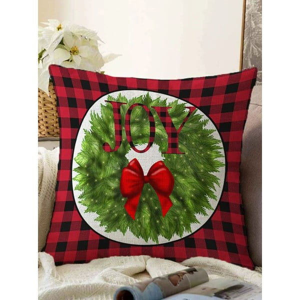 Obliečka na vankúš s vianočným motívom 43x43 cm – Mila Home