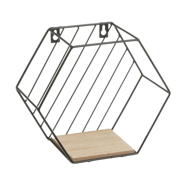 Čierne/v prírodnej farbe police v súprave 3 ks 31 cm – Casa Selección-image-2