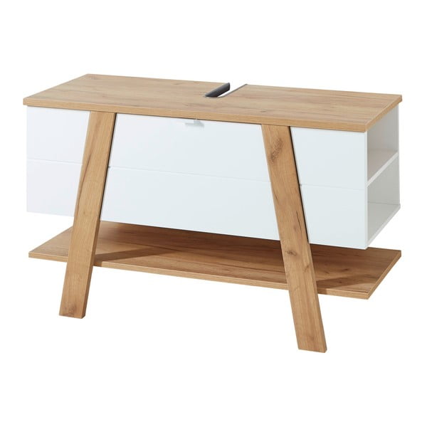 Konzolová skrinka pod umývadlo Germania Novolino, 67 × 111 cm-image-2