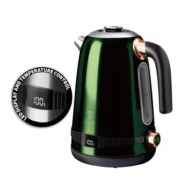 Zelená rýchlovarná kanvica 1.7 l Emerald Collection - BerlingerHaus-image-2