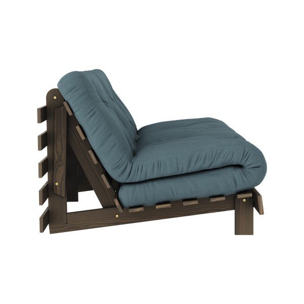Rozkladacia pohovka v petrolejovej farbe 160 cm Roots – Karup Design-image-4