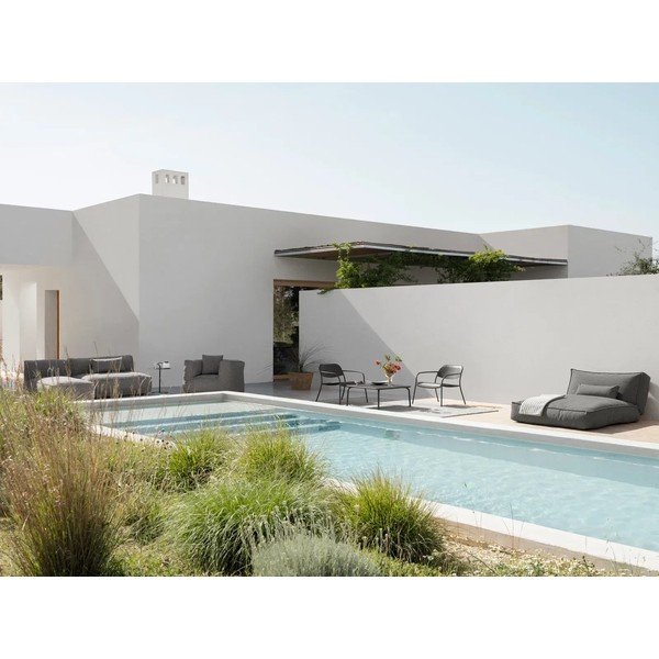 Taupe polstrované záhradné kreslo Grow – Blomus-image-4