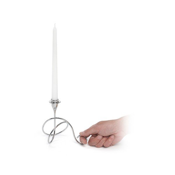 Svietnik Finger Loop, lesklý chróm-image-1