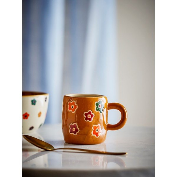 Hnedý kameninový detský hrnček 130 ml Addy – Bloomingville Mini-image-1