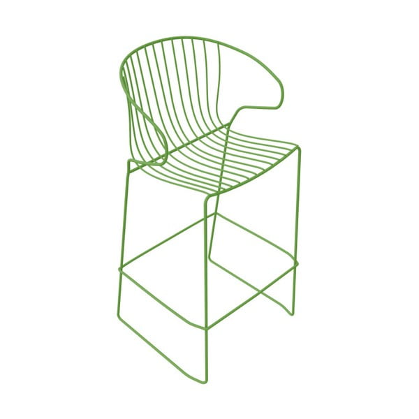 Zelená barová stolička Isimar Bolonia