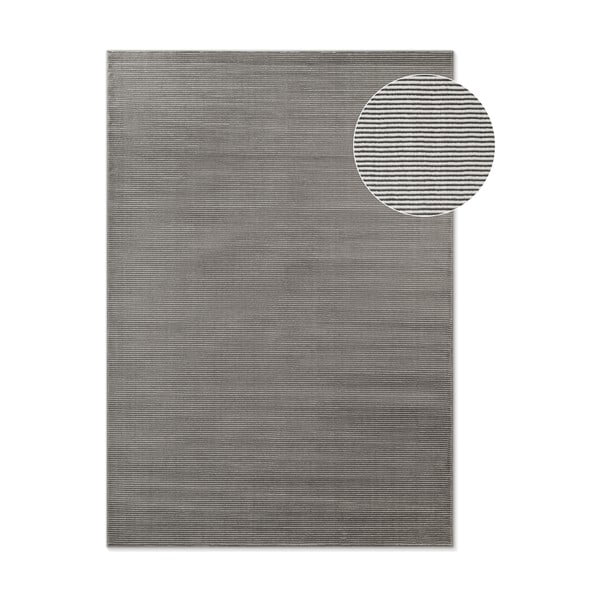 Antracitovo-krémový koberec 120x170 cm Perles Dolomite – Elle Decoration