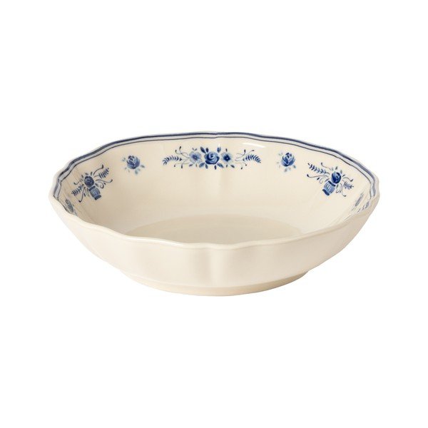 Modrý/béžový servírovací kameninový tanier ø 23 cm Vila – Costa Nova-image-2