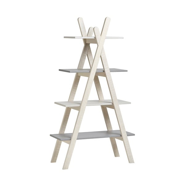 Sivo-biela knižnica Marckeric Sia-image-1