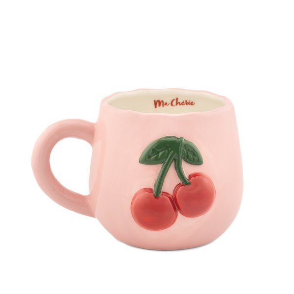 Svetloružový hrnček Cherry – Sass & Belle