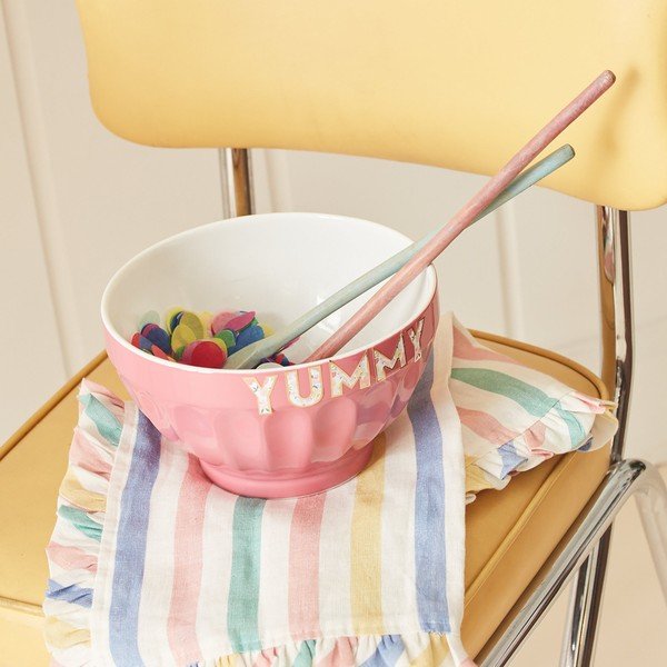 Ľanové obrúsky v súprave 4 ks Multi Stripe – Meri Meri-image-2