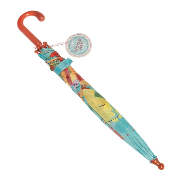 Detský dáždnik s rúčkou Rex London World Map, ⌀ 70 cm-image-1