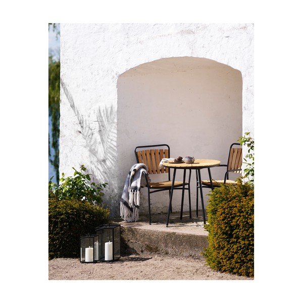 Sivá deka s prímesou vlny 130x170 cm Carmel – House Nordic-image-2