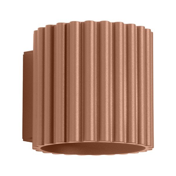 Svetlohnedé nástenné svietidlo ø 10 cm Zora – Sollux