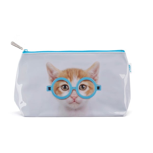 Toaletná taška Glasses Cat