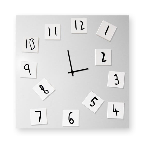 Nástenné hodiny Changing Clock, 80x80 cm