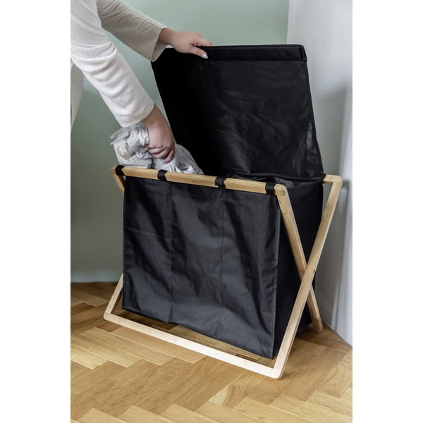 Látkový kôš na bielizeň 93 l Ecori - Wenko-image-2