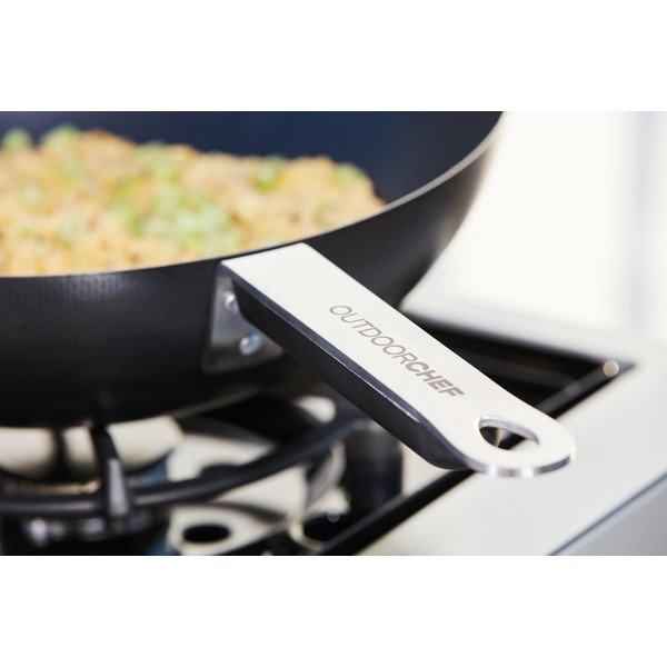 Grilovacia oceľová panvica s pokrievkou ø 33 cm – Outdoorchef-image-1