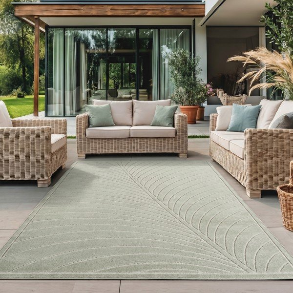 Zelený vnútorný a vonkajší koberec 240x340 cm Nova 1204 – Ayyildiz Carpets-image-1