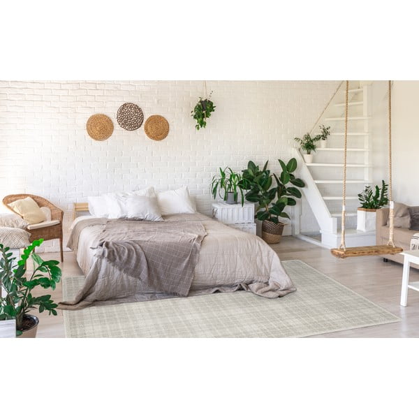 Svetlosivý vlnený koberec 160x230 cm Pano – Agnella-image-1