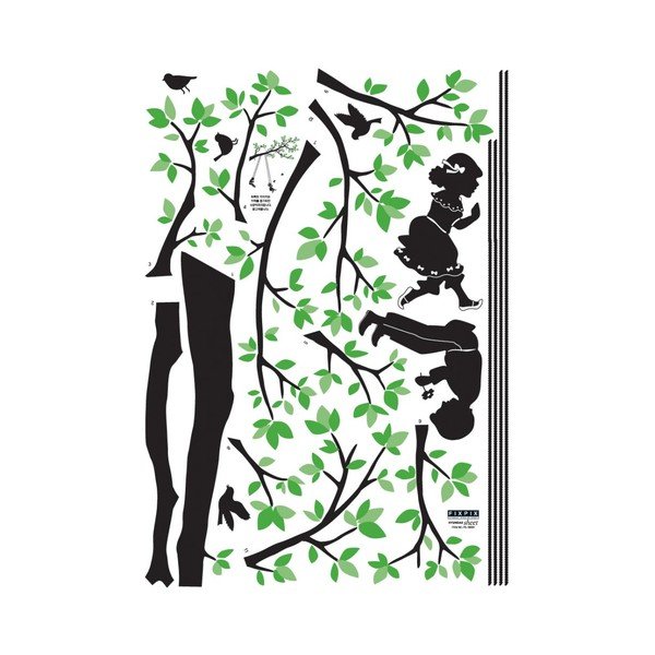 Samolepka Children Swinging in a Tree-image-2
