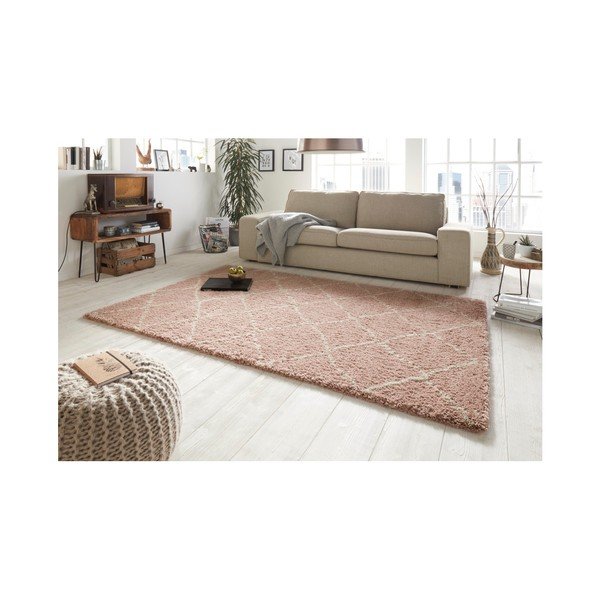 Ružový koberec Mint Rugs Allure Ronno Rose Creme, 120 x 170 cm-image-2