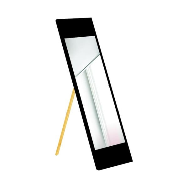 Stojacie zrkadlo s čiernym rámom Oyo Concept, 35 x 140 cm