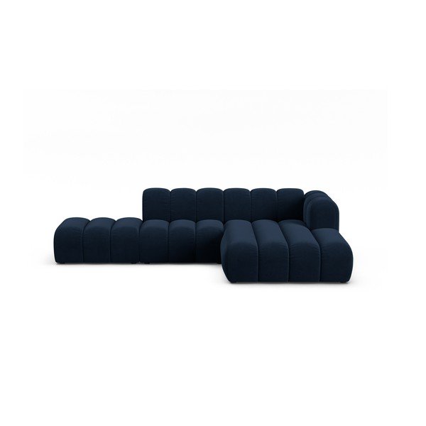 Tmavomodrá rohová pohovka (pravý roh) Lupine – Micadoni Home