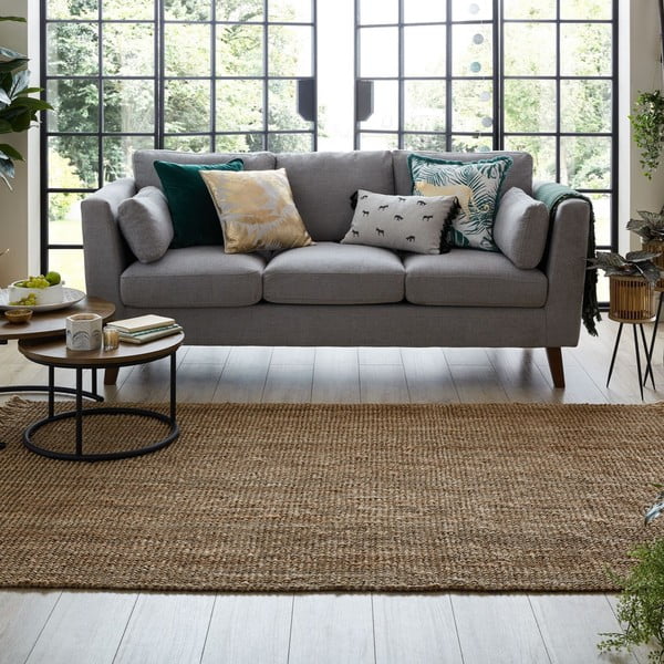 Jutový koberec v prírodnej farbe 300x400 cm Jute Boucle – Flair Rugs-image-1