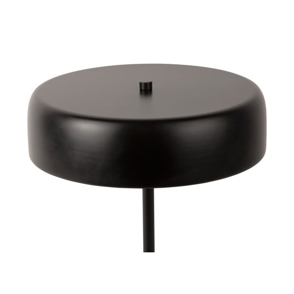 Čierna stolová lampa s kovovým tienidlom (výška 40 cm) Gold Disc – Leitmotiv-image-2