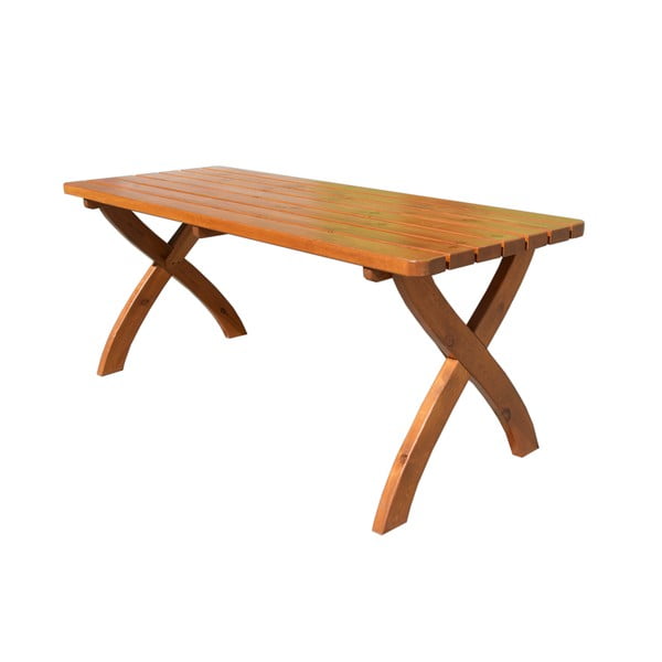 Záhradný jedálenský stôl z borovicového dreva 70x180 cm Strong – Rojaplast