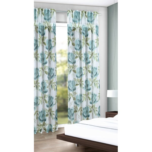 Zeleno-modrý záves 135x245 cm – Sehlbach-image-1