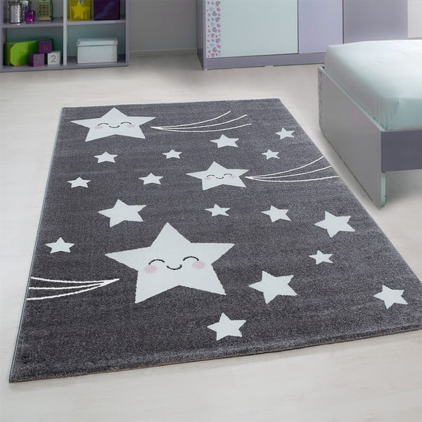 Sivý detský koberec 120x170 cm Kids – Ayyildiz Carpets-image-1