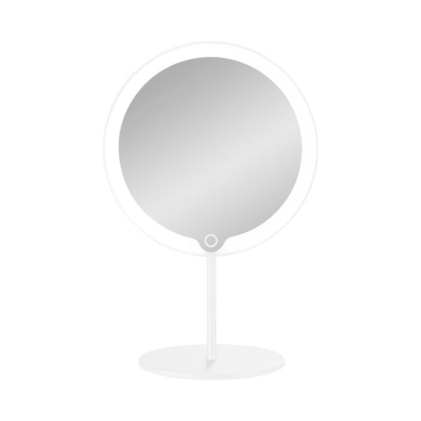 Biele kozmetické zrkadlo s LED podsvietením Blomus Modo