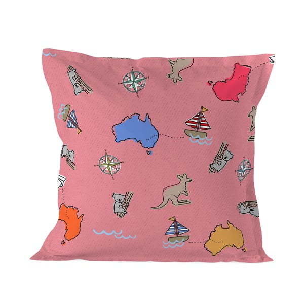 Obliečka na vankúš Baleno Kangaroo Pink, 60 × 60 cm