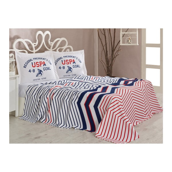 Set prikrývky na posteľ a plachty U.S. Polo Assn. Driggs, 160 x 220 cm