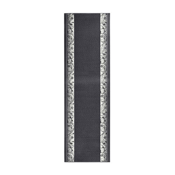 Koberec Basic Elegance, 80x450 cm, sivý