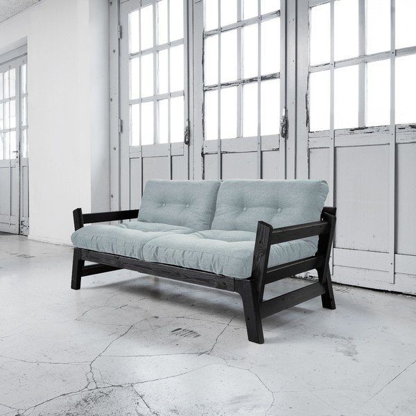 Rozkladacia pohovka Karup Step Black/Sky Blue