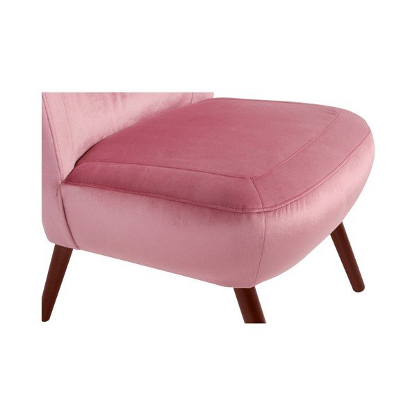Ružové kreslo Max Winzer Sari Velvet-image-3