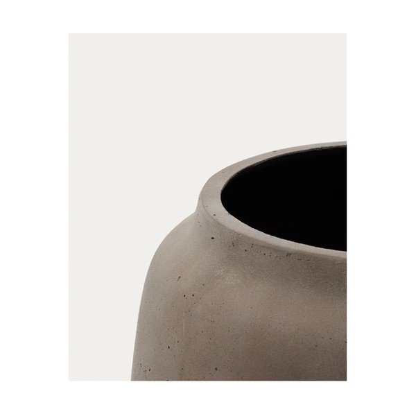 Betónový obal na kvetináč ø 40 cm Lira – Kave Home-image-3
