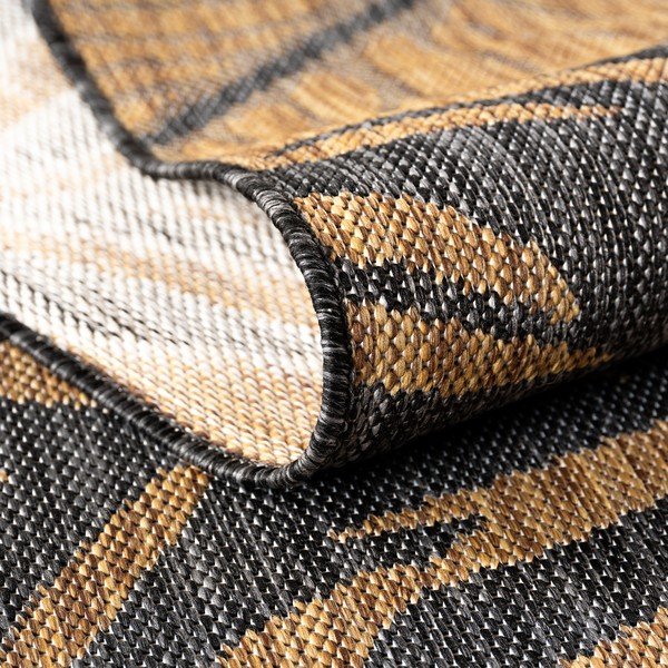 Čierny/hnedý vnútorný a vonkajší koberec 80x150 cm Mira 1451 – Ayyildiz Carpets-image-3