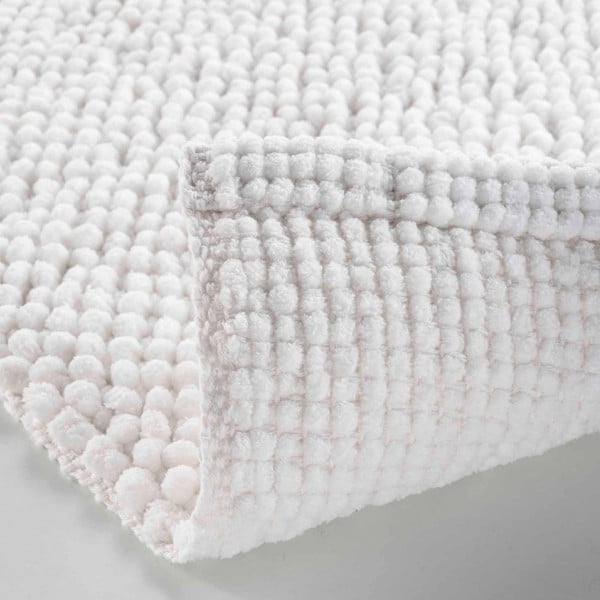 Biela kúpeľňová predložka 50x80 cm Yanis – douceur d'intérieur-image-2