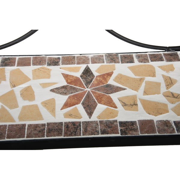 Čierny kovový nástenný vešiak s poličkou 42 cm Almeria – Garden Pleasure-image-3