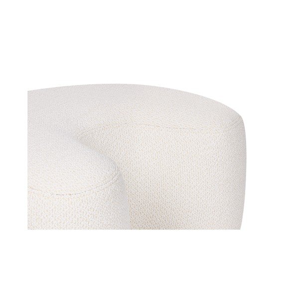 Béžový taburet z textílie buklé Ü – noo.ma-image-4